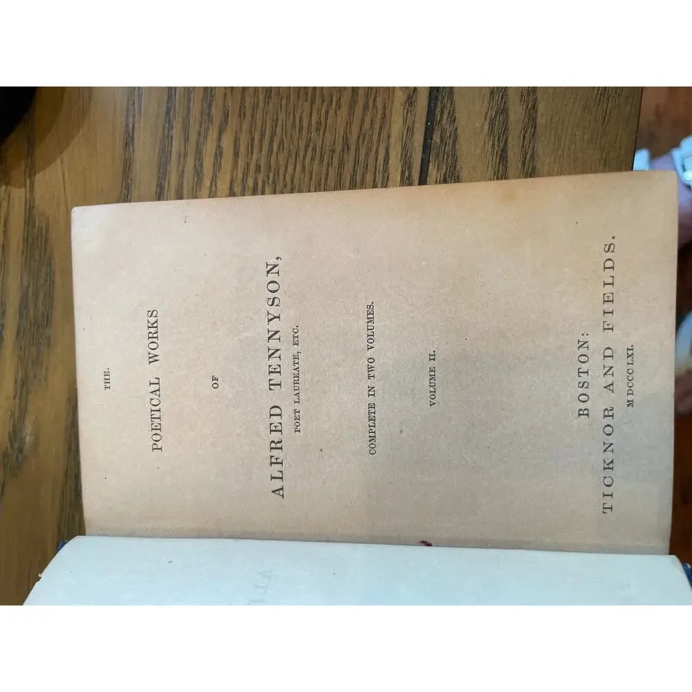 Tennyson this volume